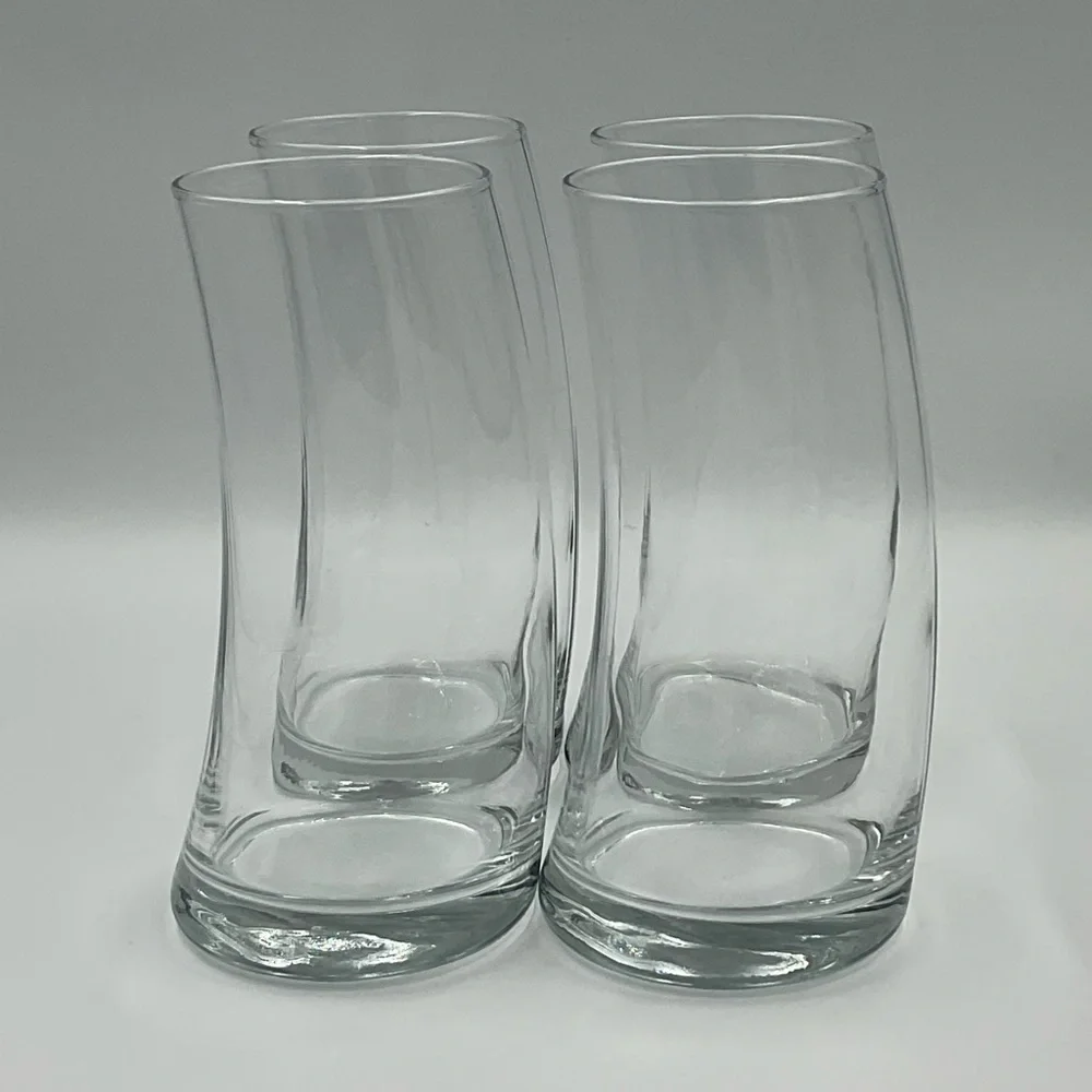 Libbey Bravura Clear Drinking Glasses-Set of 4